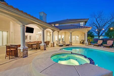 Lux 5Br Vegas Home W Pool, Spa, Games, Near Strip Las Vegas Eksteriør billede