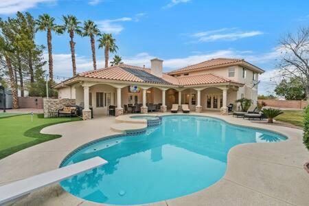 Lux 5Br Vegas Home W Pool, Spa, Games, Near Strip Las Vegas Eksteriør billede